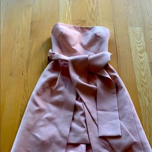 Pink Cmeo strapless dress